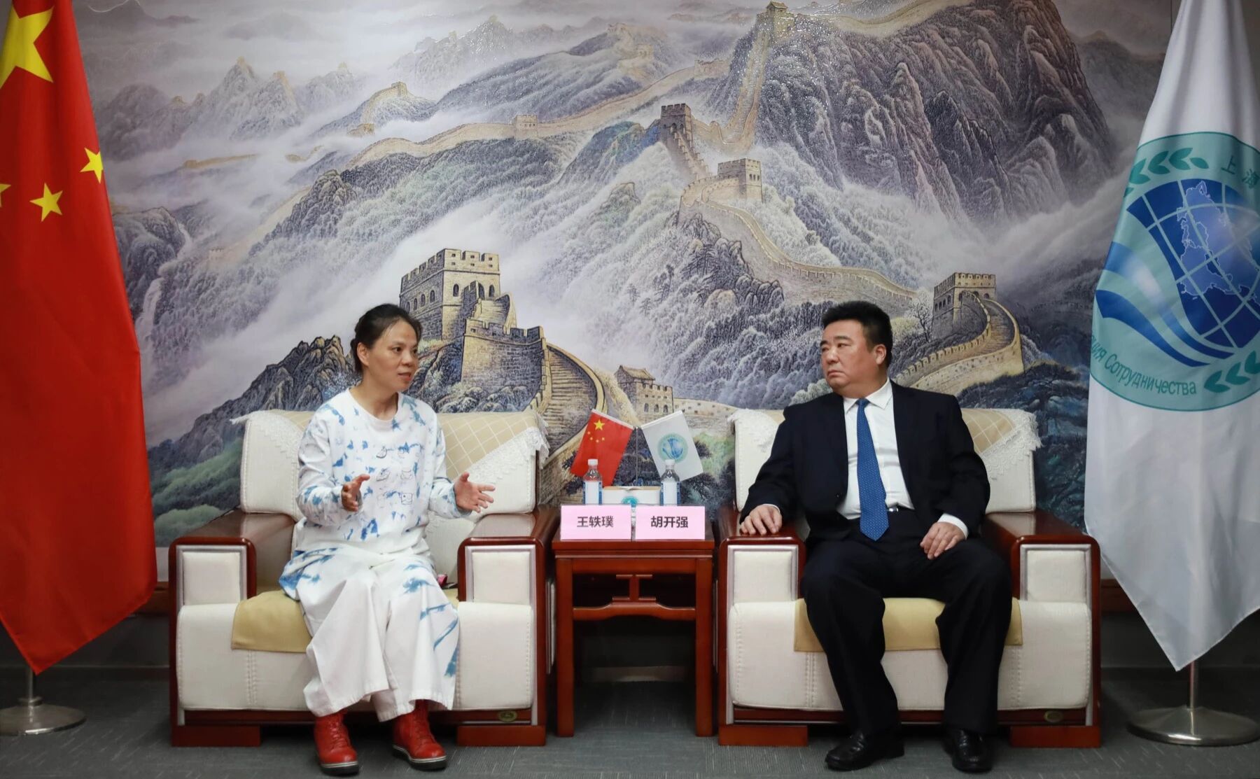 中国能源周组委会秘书长王轶璞到访平台